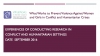 Experiences of conducting research in conflict and humanitarian settings
