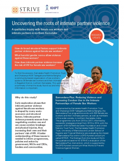 Samvedana Plus: Uncovering the roots of intimate partner violence