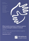 Global Evidence Reviews: Paper 2: Interventions to prevent violence against women and girls
