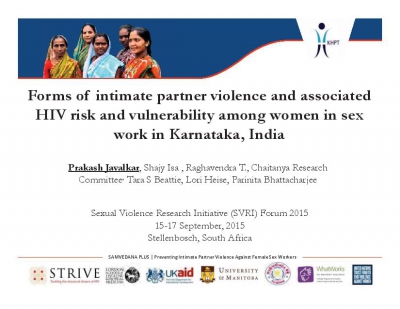 2015 Samvedana Plus SVRI RCT Presentation
