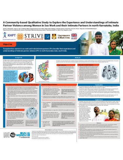 Samvedana Plus: A Community-based Qualitative Study to Explore the Experience and Understandings of Intimate Partner Violence amongst Women in Sex Work and their Intimate Partners in North Karnataka, India
