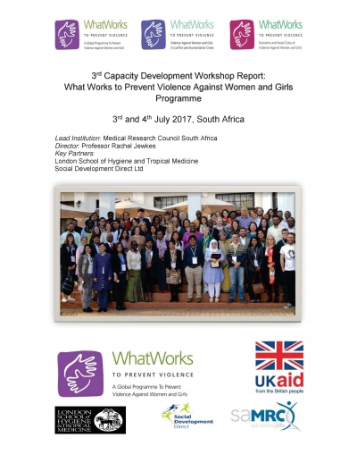 2017 Capacity Development Workshop Report