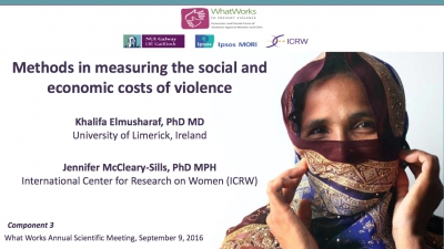 Methods in measuring the social and economic costs of violence