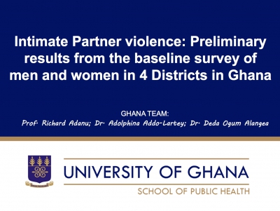 Intimate Partner violence in Ghana