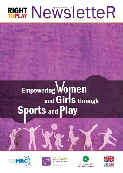 Right to Play Newsletter