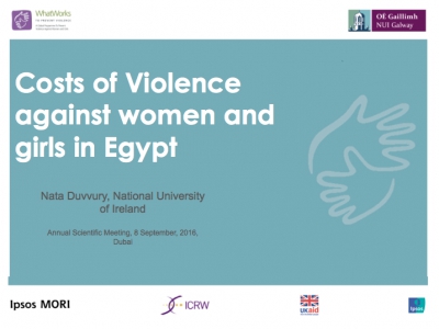 Costs of Violence against women and girls in Egypt